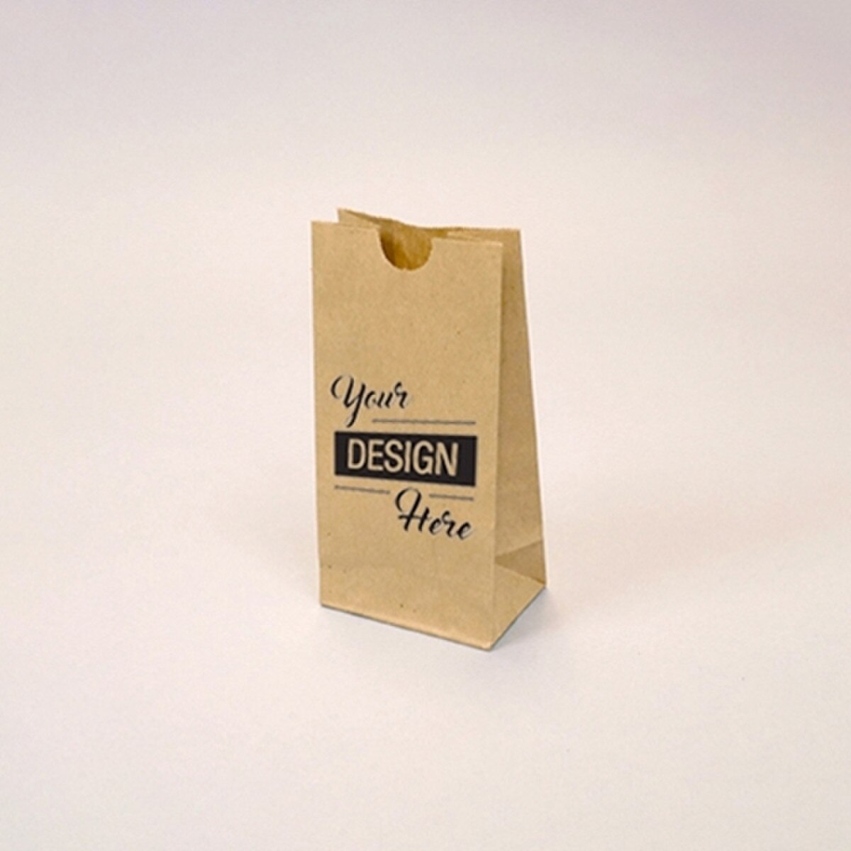 Custom-Printed Natural Kraft 2-lb G